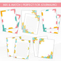 printable journal paper writing paper set